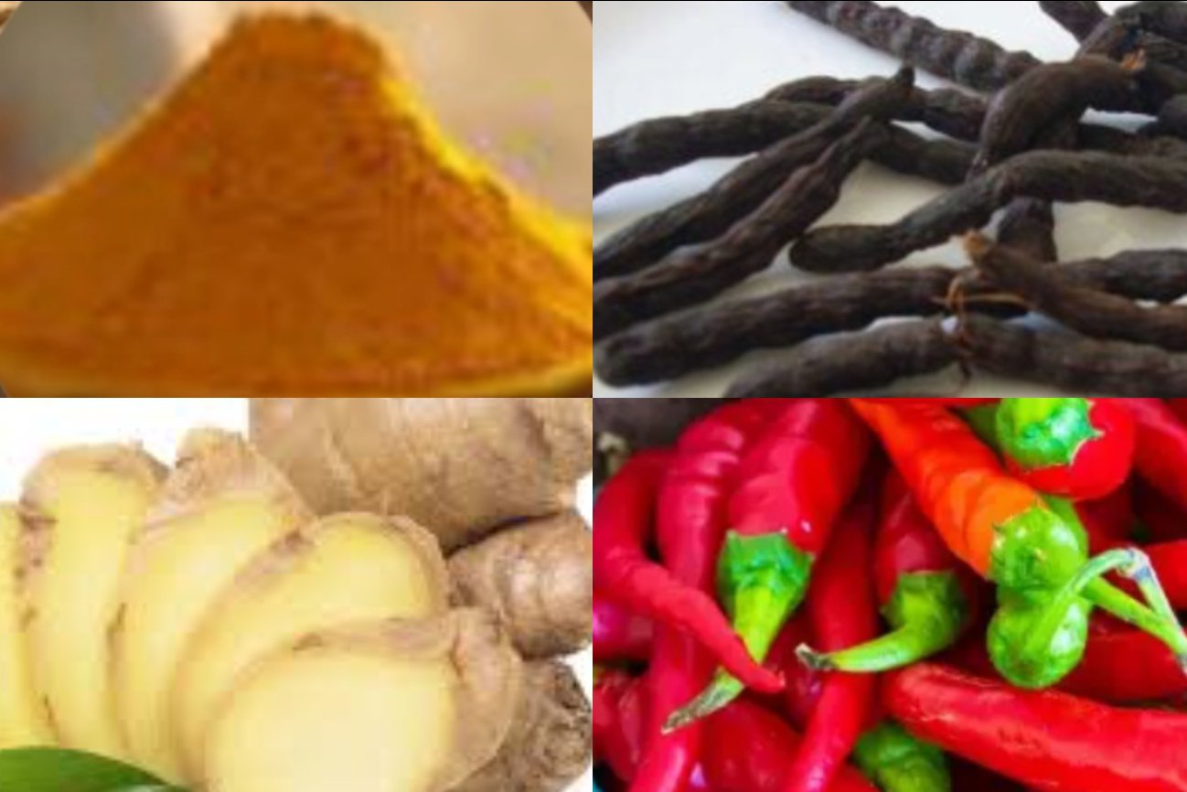ginger turmeric and cayenne pepper