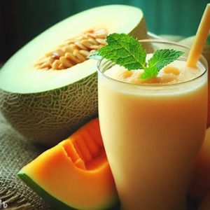 Cantaloupe-smoothie