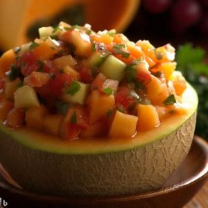 Cantaloupe-salsa