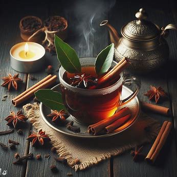 Clove and bay leaf tea