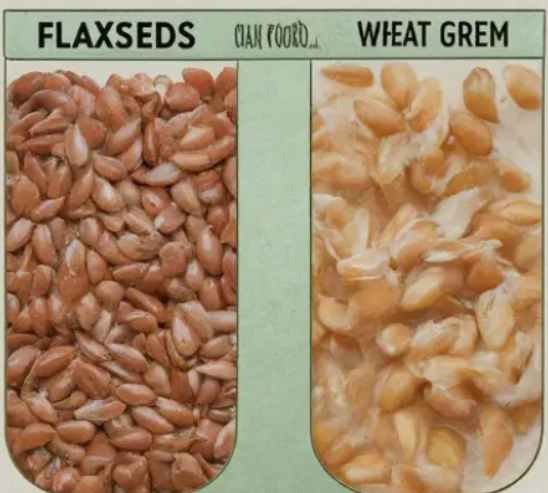 Flaxseed vs. Wheat Germ -  Differences