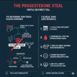 The "Progesterone Steal": How Chronic Hustle Culture Is Depleting Your Reproductive Power