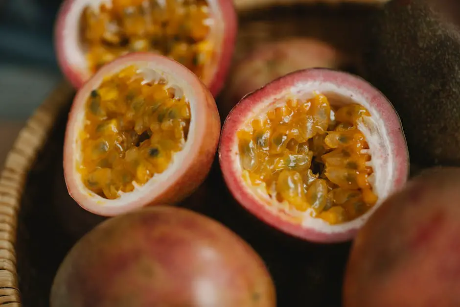 Low-glycemic passion fruit for healthy blood sugar regulation during pregnancy